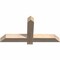 Ekena Millwork Eugene Smooth Timber Gable Bracket, Douglas Fir, 36"W x 18"H x 3 1/2"D x 3 1/2"F, 12/12 Pitch GBW036X18X0404EUG00SDF - alternate 3
